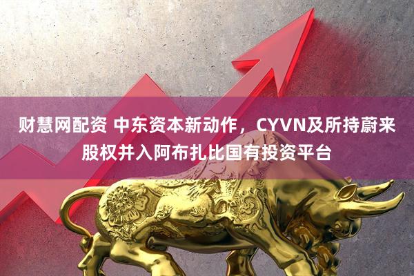 财慧网配资 中东资本新动作，CYVN及所持蔚来股权并入阿布扎比国有投资平台